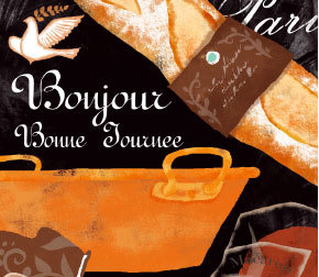 パンとバゲットのイラスト