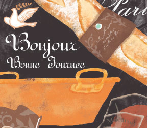 パンとバゲットのイラスト